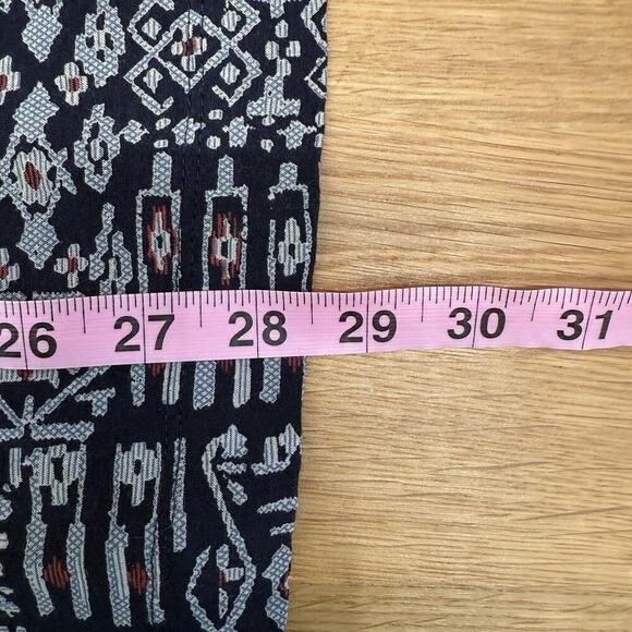 Lucky Brand Blouse Top Womens Plus Size 3X Blue Print Western Boho Peasant NWT - Picture 9 of 9